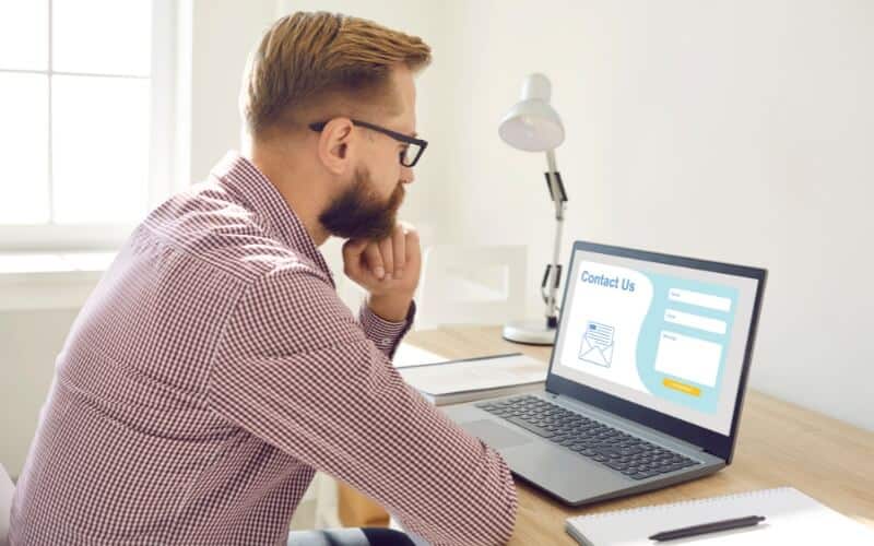 Website vragen stellen