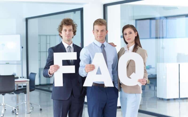 Frequently ask question pagina