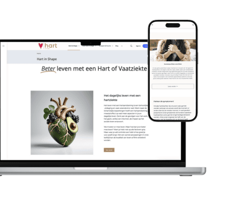 Website Hart in shape