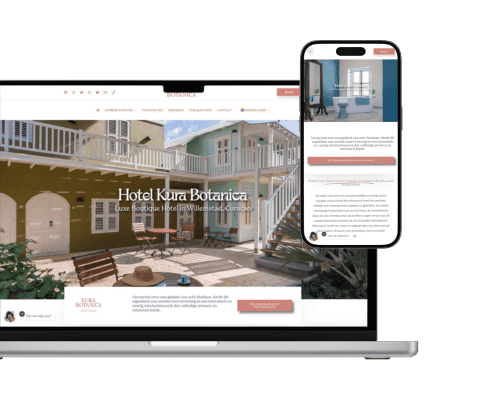 Website Hotel Kura Botanica