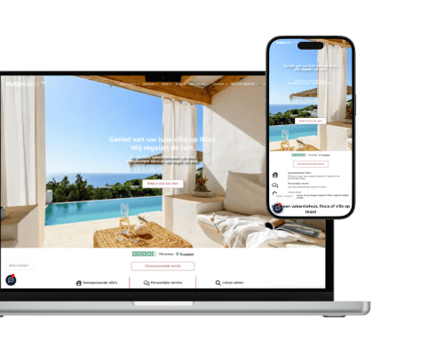Website Huis huren Ibiza