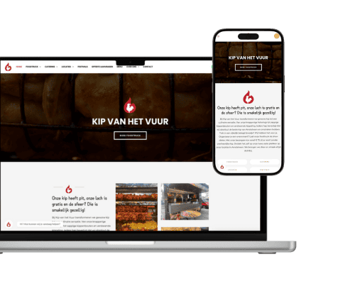 Website Kip van het vuur